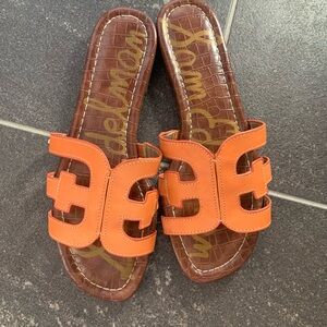 Orange Sam Edelman Slide Sandals